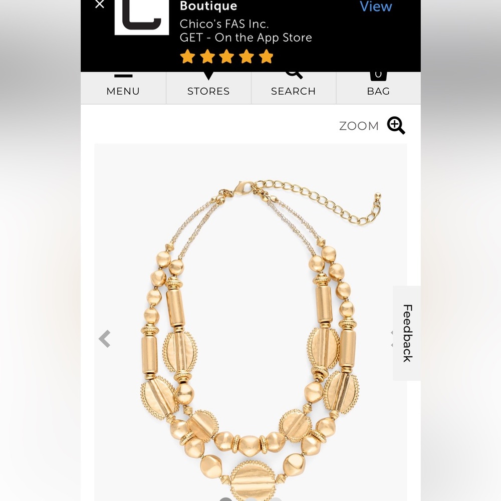 Chico’s Gold Necklace